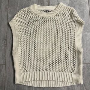 Madewell Cream Knit Top